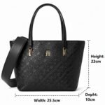 حقيبة يد نسائية سوداء من تومي هيلفيغر Aw0Aw16002