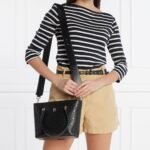 حقيبة يد نسائية سوداء من تومي هيلفيغر Aw0Aw16002