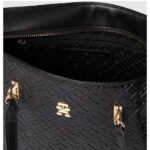 حقيبة يد نسائية سوداء من تومي هيلفيغر Aw0Aw16002