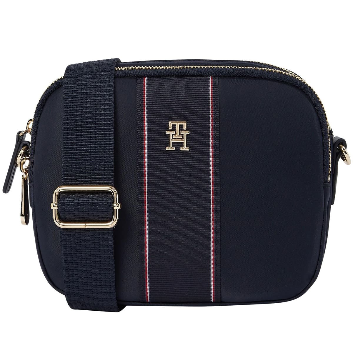 tommy-hilfiger-navy-blue-women-cross-body-bag-aw0aw17230-dw6 حقيبة كروس بودي نسائية من تومي هيلفيغر ، لون أزرق كحلي ، Aw0Aw17230