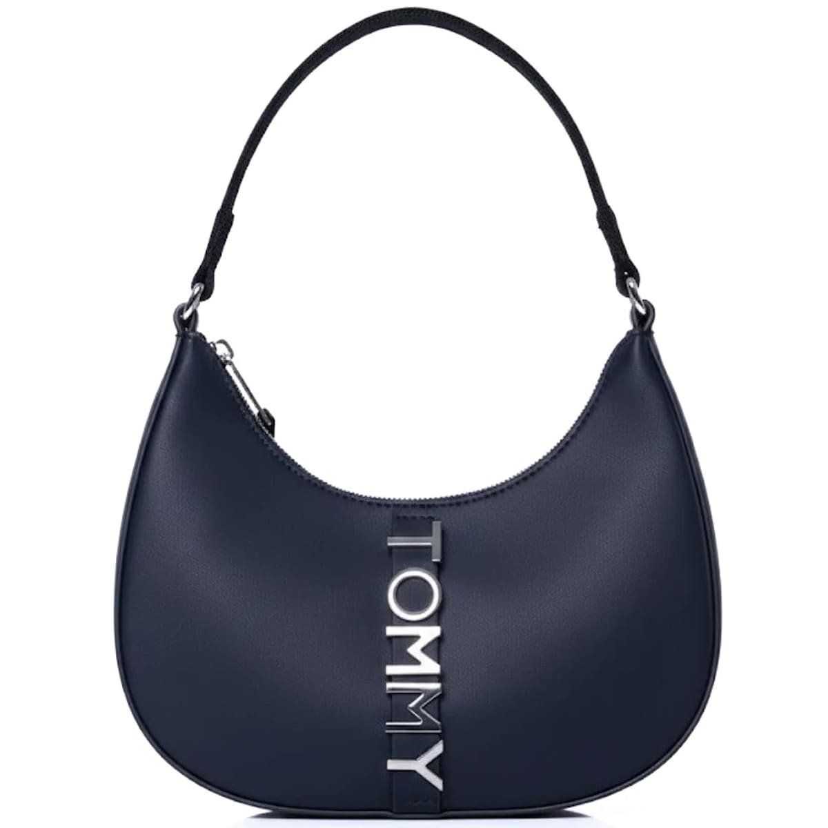 tommy-hilfiger-navy-women-shoulder-bag-aw0aw16510 حقيبة كتف نسائية من تومي هيلفيغر باللون الكحلي Aw0Aw16510