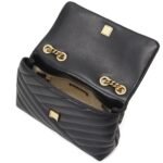 حقيبة كتف نسائية سوداء من توري بورش 90452 001