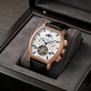 ساعة فاشيرون كونستانتين Vacheron Constantin رجالي توربيون وأطوار القمر