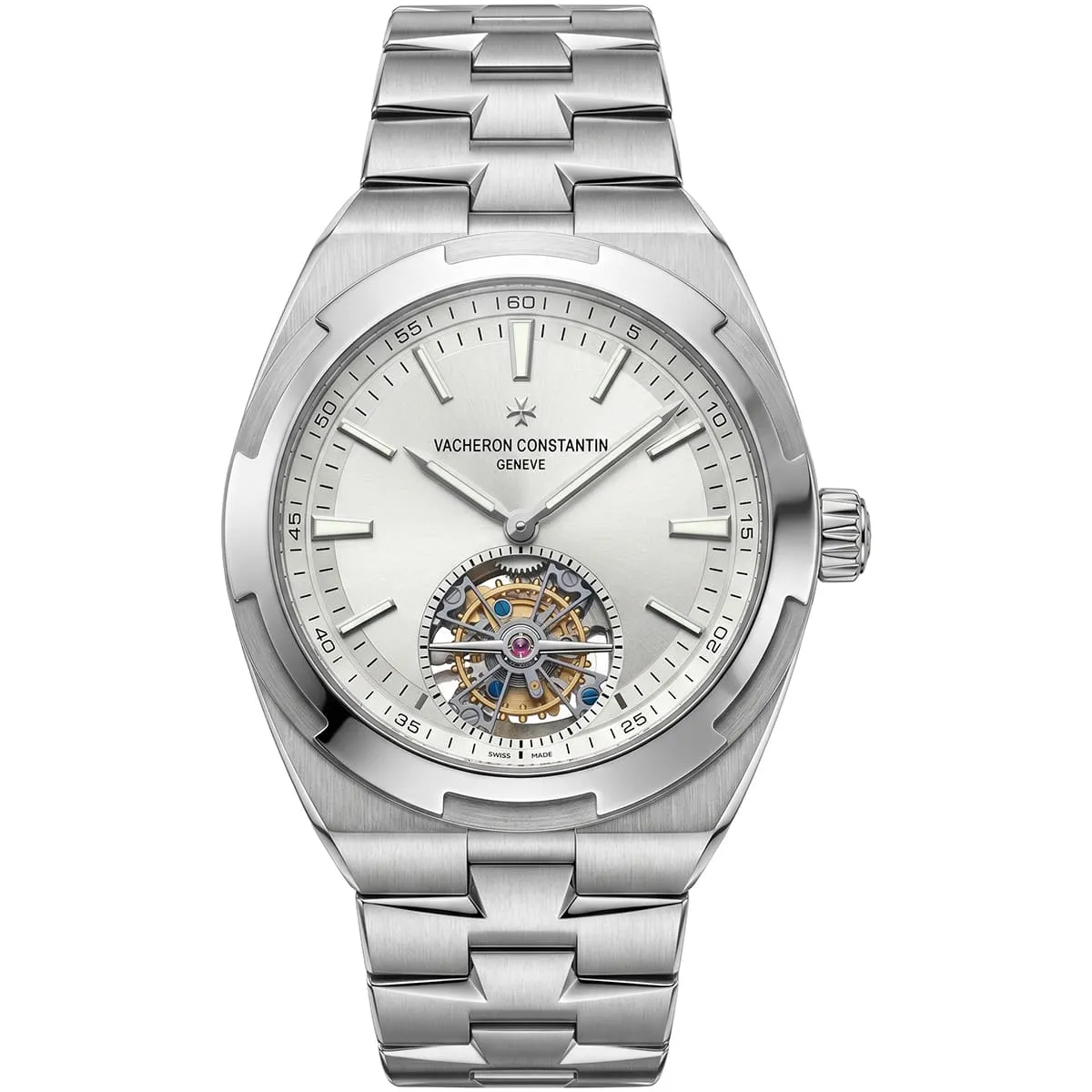 vacheron-constantin-mens-overseas-tourbillon-stainless-steel-watch ساعة فاشيرون كونستانتين Vacheron Constantin رجالية أوفرسيز Overseas توربيلون