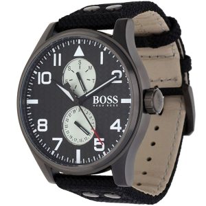 1513086-hugo-boss-watch-men-black-leather-Nylon-aeroliner-maxx-2