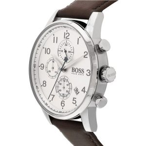 1513495-hugo-boss-watch-men-brown-leather-navigator-2