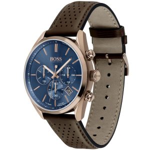 1513817-hugo-boss-watch-men-blue-dial-leather-brown-strap-quartz-analog-chronograph-champion_2