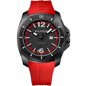 1791112-tommy-hilfiger-watch-men-red-black-rubber-windsurf