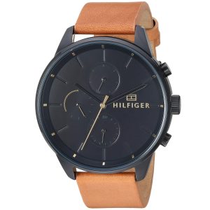 1791486-tommy-hilfiger-watch-men-black-dial-leather-brown-strap-quartz-analog-day-date-month-chase_2