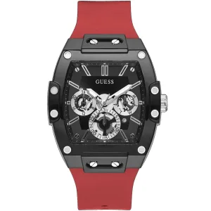 gw0203g4-guess-square-watch-men-black-dial-rubber-red-strap-quartz-battery-analog-phoenix