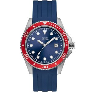 w1109g2-guess-watch-men-blue-rubber-Crew